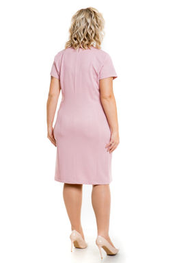 Платье 1214 розовая пудра - Novita фото 5