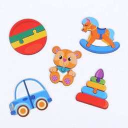 Головоломка пазл из крупных деталей Игрушки - Лесная мастерская фото 6