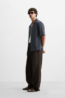 SHIRT WITH CONTRAST EMBROIDERY - Zara фото 4