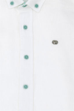 Мятная рубашка с длинным рукавом для мальчика - U.s. polo assn фото 4