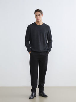 Bisiklet Yaka Erkek Sweatshirt