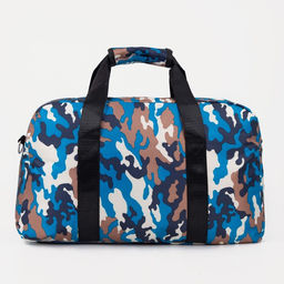 Сумка дорожная на молнии, наружный карман, цвет мультикам - Simaland фото 3