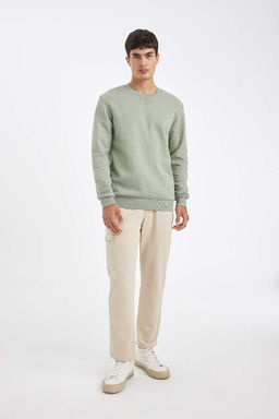 Спортивные брюки узкого кроя с прямыми штанинами - Defacto фото 4