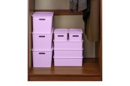 Корзинка 3 л 23,5*17,3*10,5 см Береста светло-лавандовая - Elan gallery фото 5