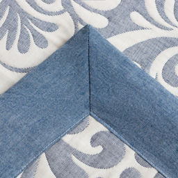 Покрывало хлопковое Этель Узоры 200х2405 см, цвет серый, 100%хлопок, 300гр/м2  фото 5