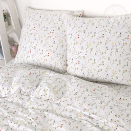 Постельное белье Ботаника (поплин DE LUXE) 1,5 сп./Пододеяльник: 1 шт. - 215*145; Простыня: 1 шт. - 215*150; Наволочка: 2 шт. - 70*70; DE LUXE