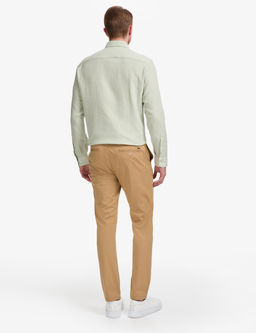 Camel Slim Fit Basic Kanvas Pantolon