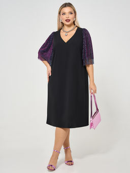 Платье 0218-2 чёрный кварц - Dora фото 86