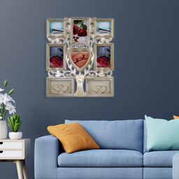 Фоторамка коллаж Дерево 40х50 см / R01-5 /уп 18/ 8 фото золото эффекет старины - Галеонтрейд фото 2