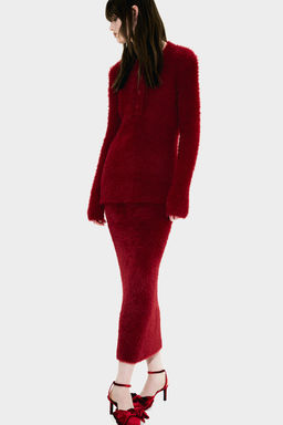 Falda en punto efecto pelo - H&m фото 2