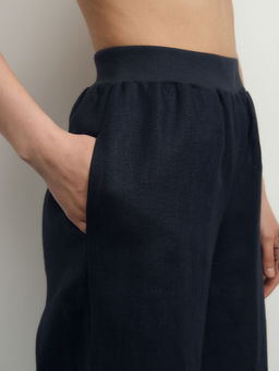 Брюки женские 52104-БР темно-синие