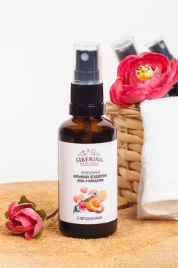 Интимный дезодорант Роза и мандарин с афродизиаками - Siberina фото 3