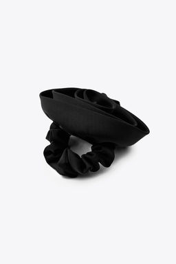 FLOWER AND LEAF SCRUNCHIE - Zara фото 3