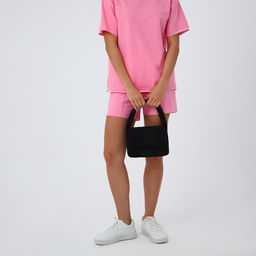 Сумка молодёжная на магните, 25.5×4.5×18.5 см, чёрная