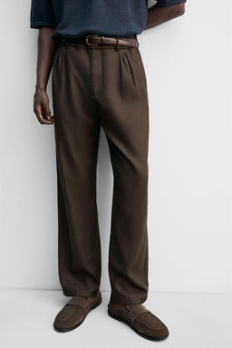 LEATHER SLINGBACK LOAFERS - Zara фото 3