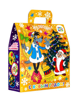 Новогодний подарок, сладкий, детский Ну Погоди!, конфеты, 500 г - Simaland фото 2