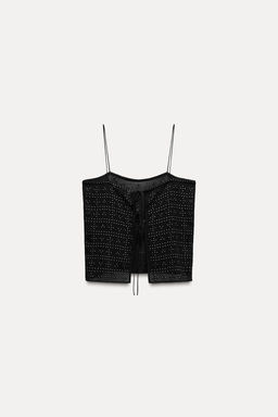 ZW COLLECTION TOP WITH STUDS - Zara фото 13