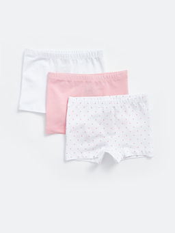 Beli Lastikli Bask?l? K?z Bebek Boxer 3l?