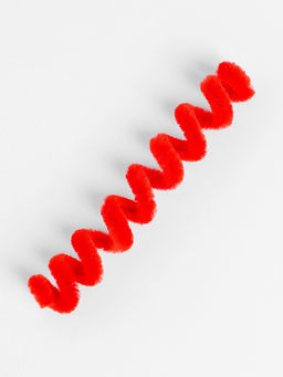 Синельная проволока, набор 100 шт, размер 1 шт 30х0,8 см, цвет красный