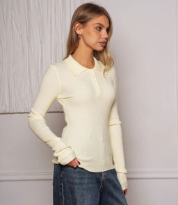 Джемпер #КТ3127, жёлтый