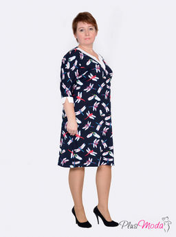 Платье Модель №24 размеры 52-70 - Plusmoda фото 5