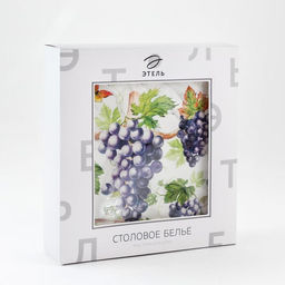 Скатерть «Этель» Provence, d=220 +/- 3 см, 100% хлопок, саржа 190 г/м²