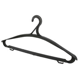 Вешалка-плечики р48-50, 43см, пластик, черный (Россия) - Домашняя Мода фото 2