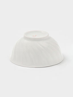 Салатник Дулевский фарфор «Голубая роза», 400 мл, белый