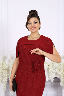 Платье Ninele 7524 красный  фото 3