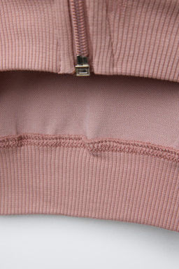 TOWELLING JACKET WITH CONTRAST PIPING - Zara фото 4