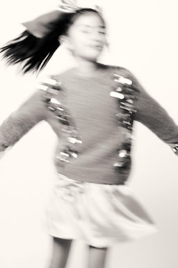 KNIT JUMPER WITH SEQUINS - Zara фото 5