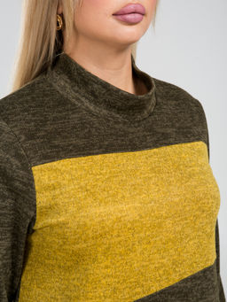 Платье 1370 хаки - Novita фото 8