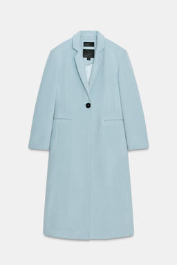FITTED WOOL BLEND COAT ZW COLLECTION - Zara фото 6