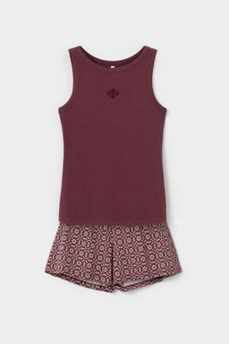 Е 20174/красно-коричневый,роза востока пижама жен - Very neat фото 2