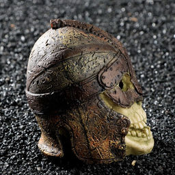 Декор для аквариума Череп в шлеме, 11 х 9 х 12 см - Simaland фото 3