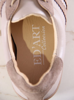 Босоногие кеды 184.natabr.Визон+капучино замша