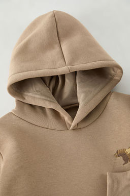 Kiremit Erkek Cocuk Bask?l? Orme Mini Me Sweatshirt TKDAW25SW00122 - Trendyolmilla фото 6