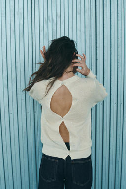 JEWELLED KNIT SWEATER - Zara фото 3