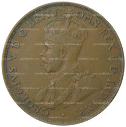 1 пенни 1933 года Австралия