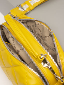 LACCOMA сумка Кристи-Ф826-желтый эко кожа хлопок фото 8