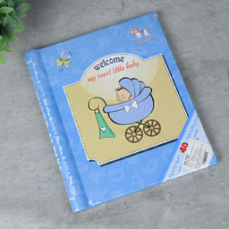 Фотоальбом магнитный 20 листов С новорожденным / 031B /уп 40/ (Розовый) - Галеонтрейд фото 2