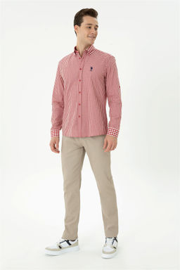 Мужские темно-бежевые брюки из плотной ткани/чиносы Неожиданная скидка в корзине