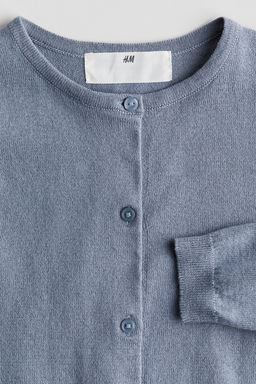 Cardigan en punto fino de algodon - H&m фото 5