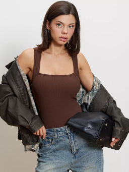 Боди в рубчик