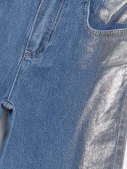 Hologram Bask?l? Wideleg K?z ?ocuk Jean Pantolon - Waikiki фото 3