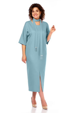 Платье BAGIRA ANTA 1046 серо-голубой фото 3