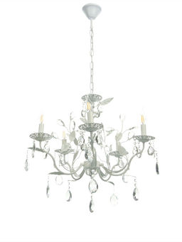 Люстра Astrid=5×40 Вт Е14 белый 60×60×60+50 см