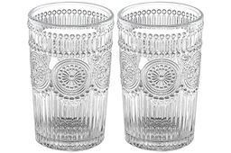 Набор 2 стаканов 360 мл 8*8*12,5 см с орнаметном
