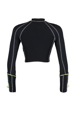 Siyah Crop Neon Fermuarl? Kol Buzgu Detayl? Orme Spor Ust/Bluz TWOSS21BZ0445 - Trendyolmilla фото 9