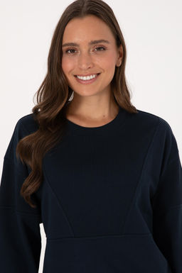 Kad_n Lacivert Pamuklu Bisiklet Yaka Sweatshirt - U.s. polo assn фото 2